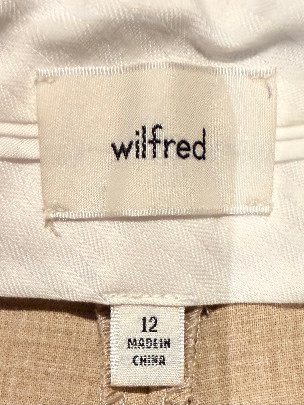 Wilfred Effortless Pants Beige/Tan